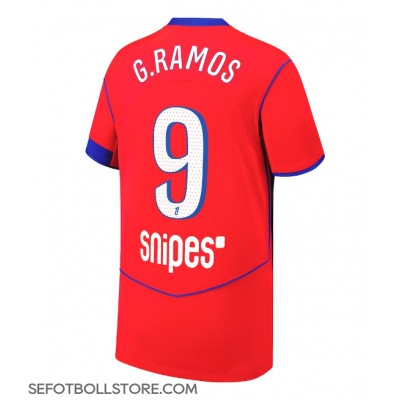Paris Saint-Germain Goncalo Ramos #9 Replika Tredje Tröja 2025-26 Kortärmad Paris Saint-Germain Goncalo Ramos #9 Replika Tredje Tröja 2025-26 Kortärmad